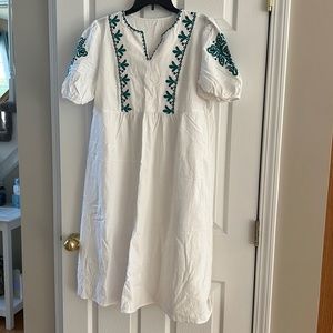 White boho/beachy dress